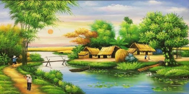Dòng sông mùa xuân