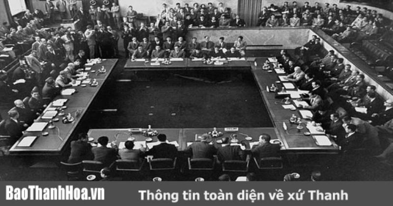 Hình ảnh minh họa ký kết Hiệp định Giơ-ne-vơ, bối cảnh chính của lich su 9 bai 29