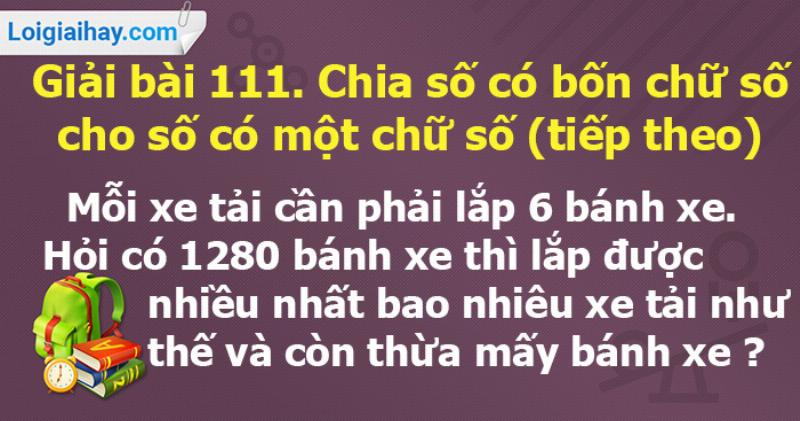 Bí quyết ôn tập giải toán bài 111