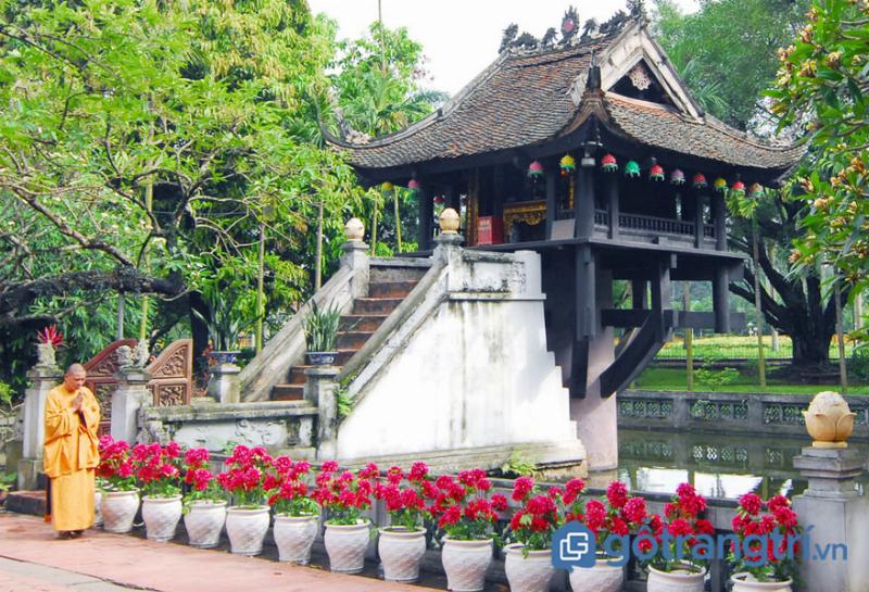 Nét đặc sắc nghệ thuật kiến trúc Chùa Một Cột