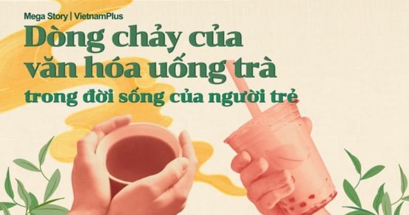 Quán nước chè vỉa hè trong bối cảnh hiện đại, vẫn giữ nét truyền thống