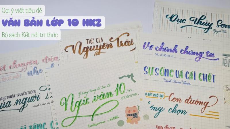 Thế giới văn học qua ngữ văn 10