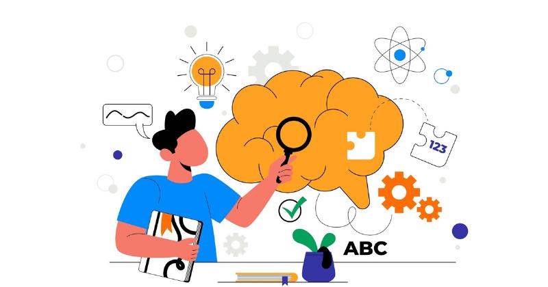 Hình ảnh tượng trưng cho tư duy logic và giải quyết vấn đề trong ngành tin học.