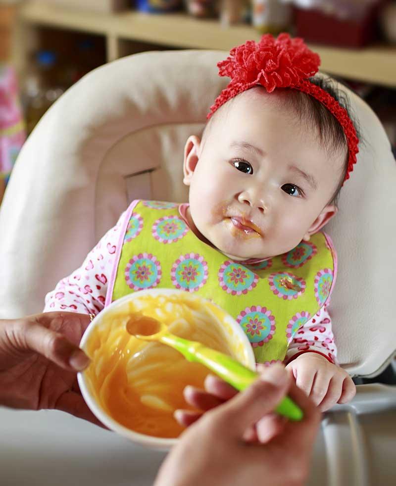 Tổng hợp các món trong thực đơn ăn dặm cho bé 4 5 tháng tuổi dễ làm