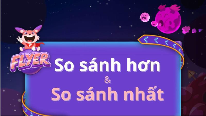 Hai bạn nhỏ đang đứng cạnh nhau để so sánh chiều cao, minh họa cho so sánh hơn trong tiếng Anh