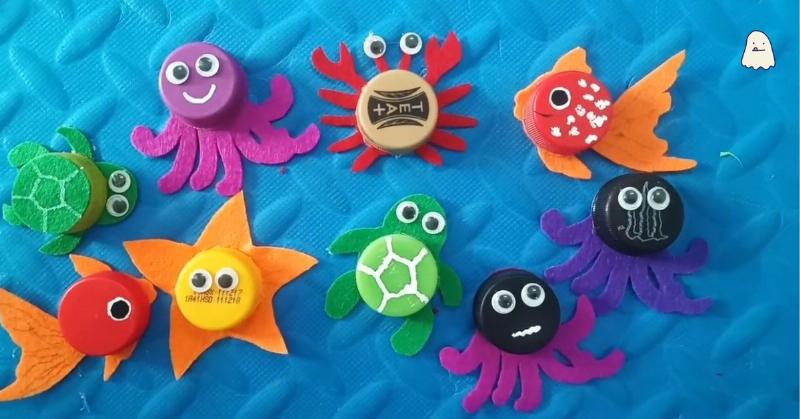Cách làm học cụ Montessori tự làm kẹp bông gòn cho bé