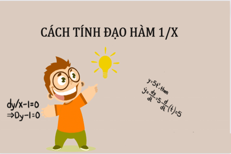 Hình ảnh minh họa từng bước áp dụng quy tắc lũy thừa để tính đạo hàm của x bằng 1, làm rõ x đạo hàm bằng mấy